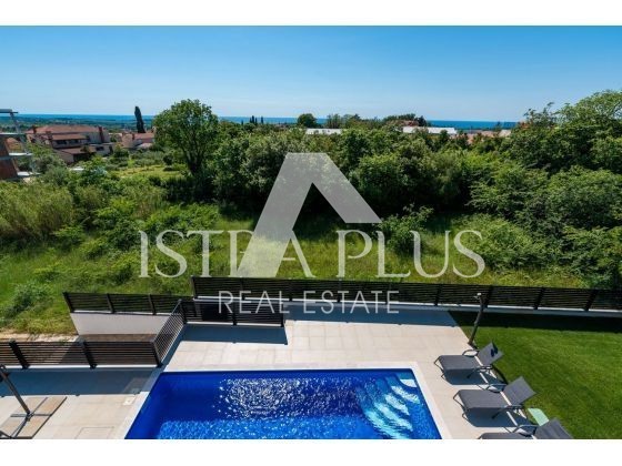 Esclusiva, Vabriga - villa moderna con una splendida vista sul mare!