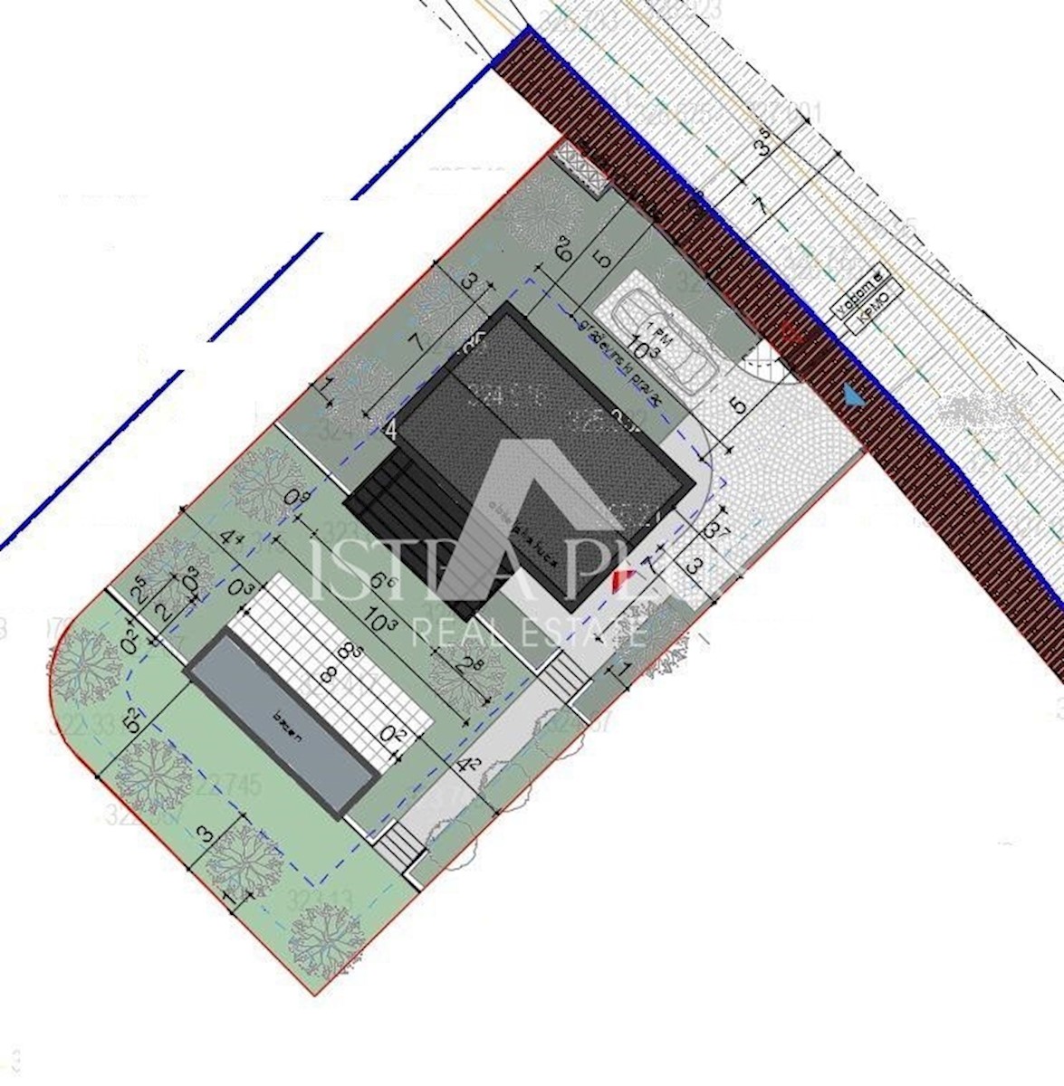 Opportunità! Nuova casa al piano terra con pisicina  in una bella posizione