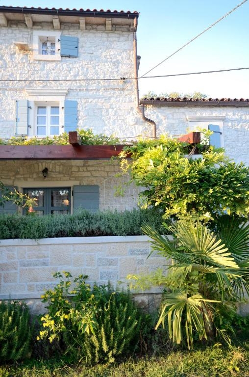 Rovigno, dintorni, villa in pietra con piscina