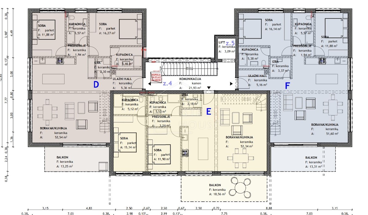 Rovigno, nuovo appartamento duplex, Appartamento D