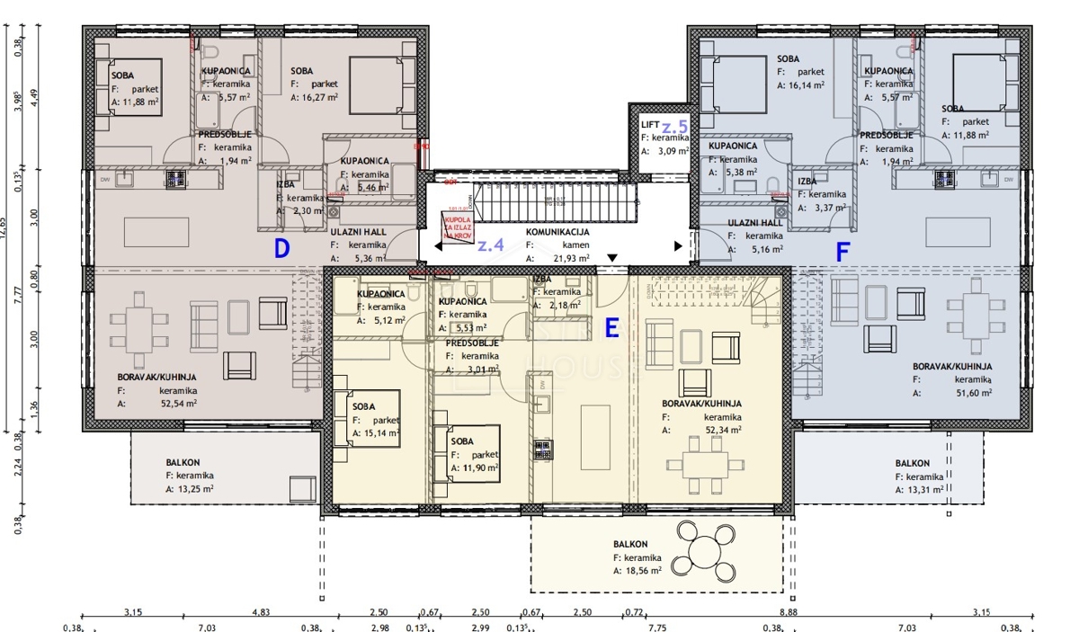 Rovigno, nuovo appartamento duplex, Appartamento D