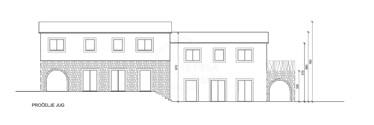 Rovigno, Bale, terreno con permesso di costruire
