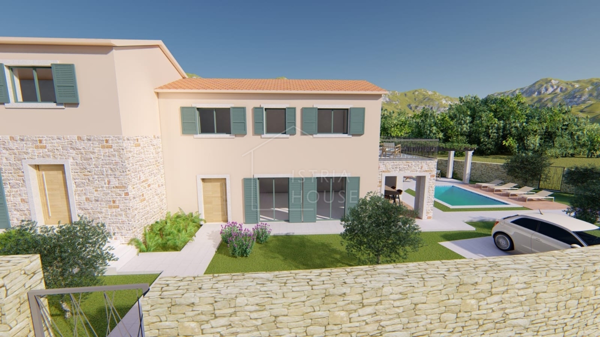 Rovigno, Bale, terreno con permesso di costruire
