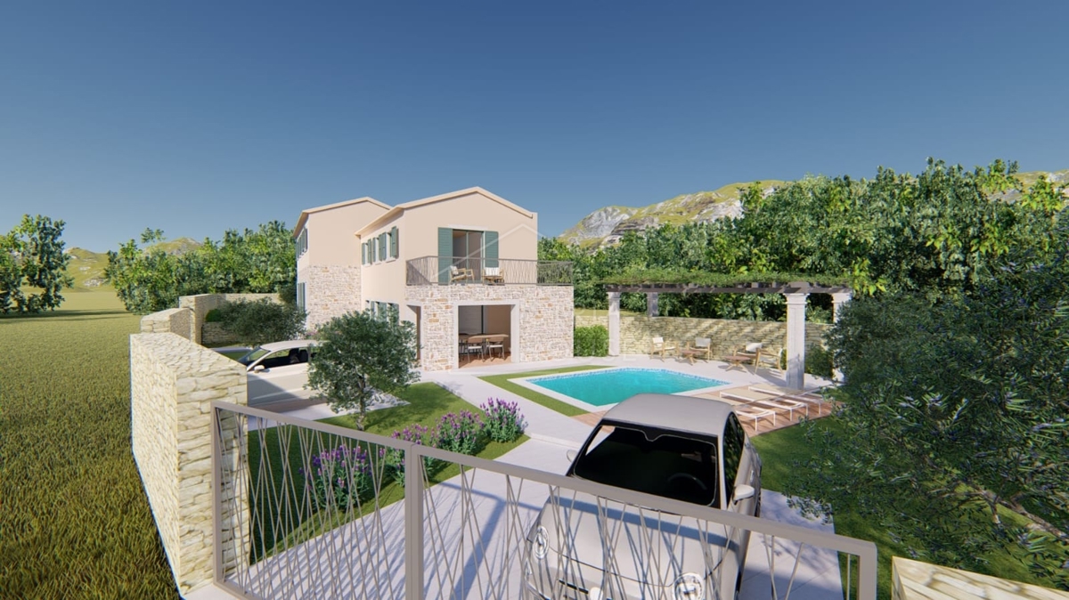 Rovigno, Bale, terreno con permesso di costruire