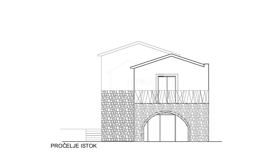Rovigno, Bale, terreno con permesso di costruire