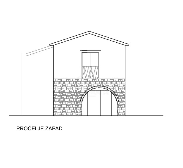 Rovigno, Bale, terreno con permesso di costruire