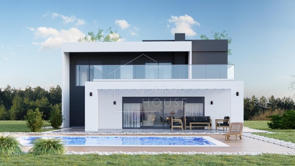 Svetvinčenat, dintorni, casa moderna con piscina