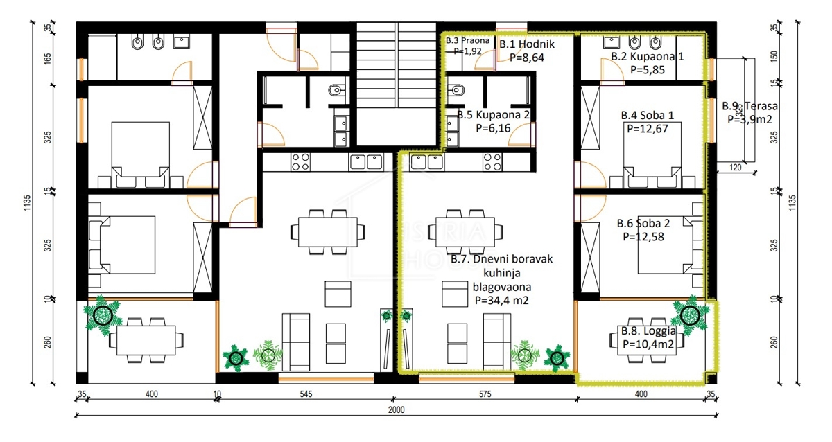 Rovigno, appartamento di lusso in costruzione
