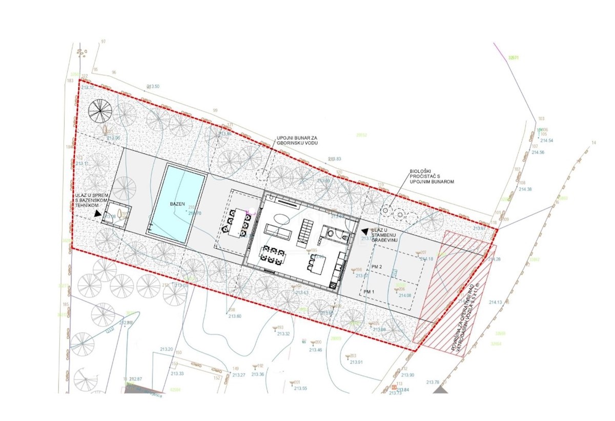 Svetvinčenat, dintorni, terreno edificabile con documentazione pagata