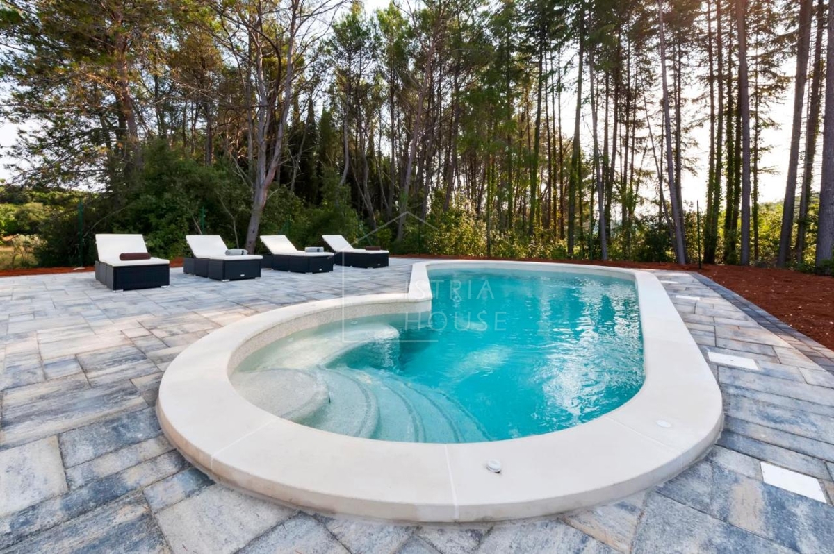 Rovigno, una villa moderna con piscina