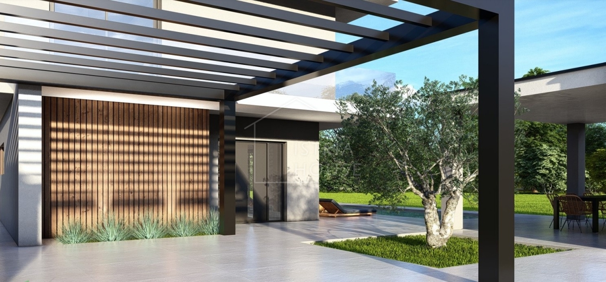 L'Istria centrale, moderna casa familiare con piscina