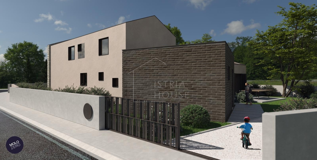 Rovigno, Bale, imponente villa in costruzione