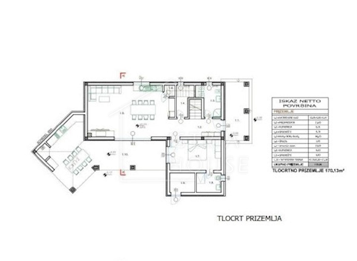 Rovigno, dintorni, casa moderna in costruzione