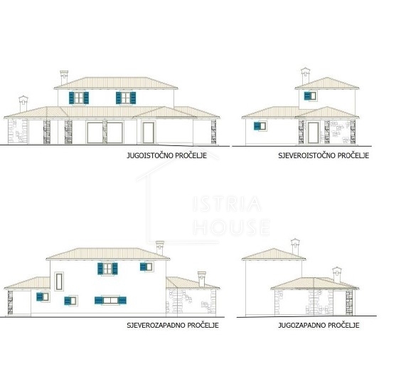 Rovigno, dintorni, casa in costruzione