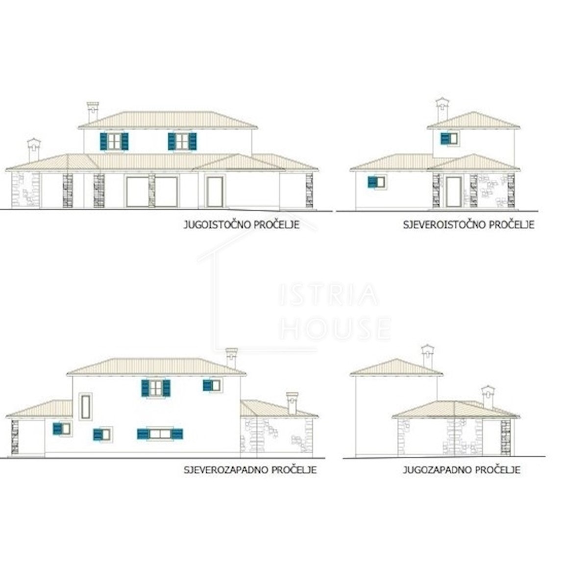 Rovigno, dintorni, casa in costruzione