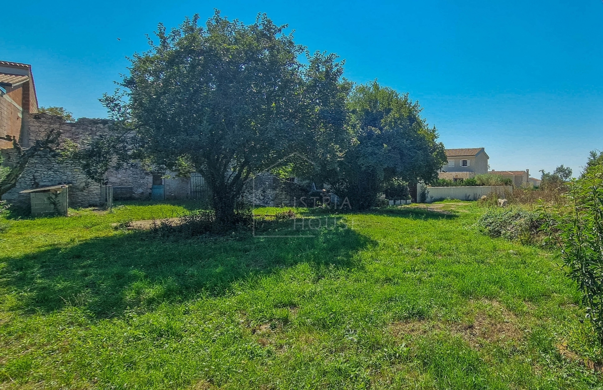 Cittanova, dintorni, casa in pietra d'Istria in un piccolo paese