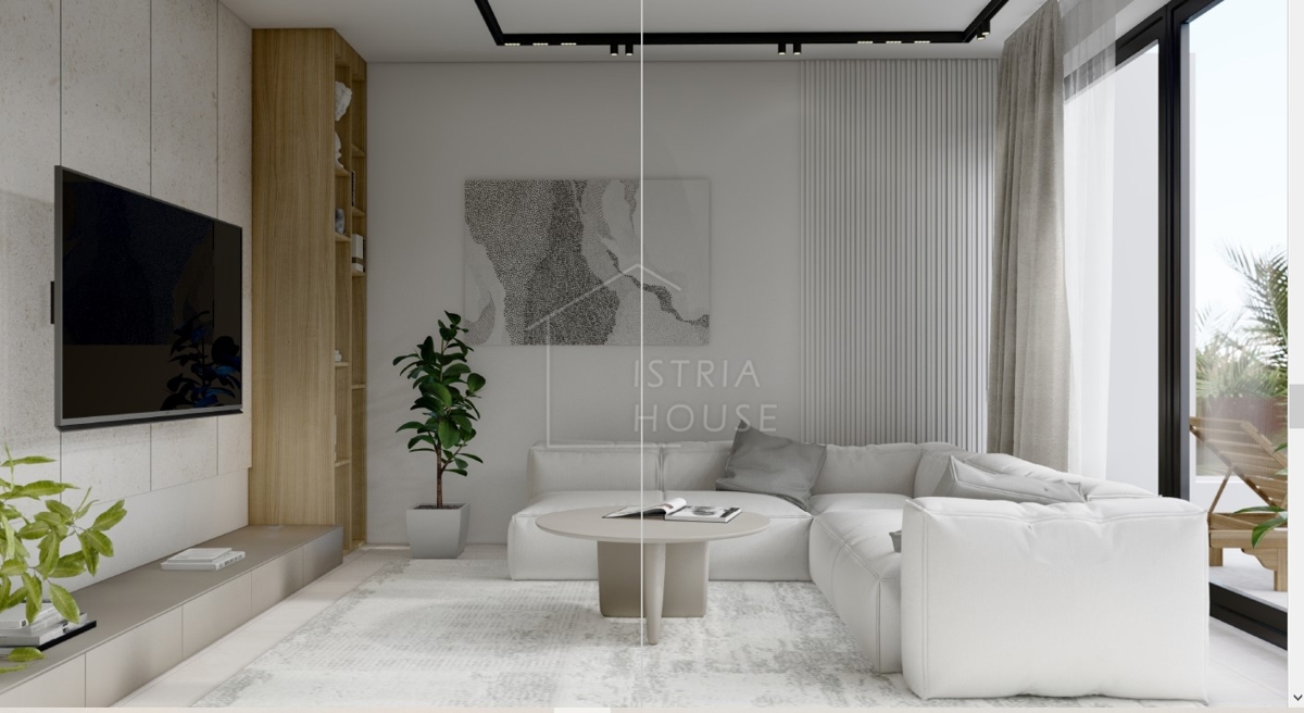 Rovigno, dintorni, appartamento al primo piano con ampia terrazza