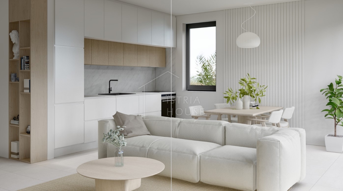 Rovigno, dintorni, appartamento al primo piano con ampia terrazza