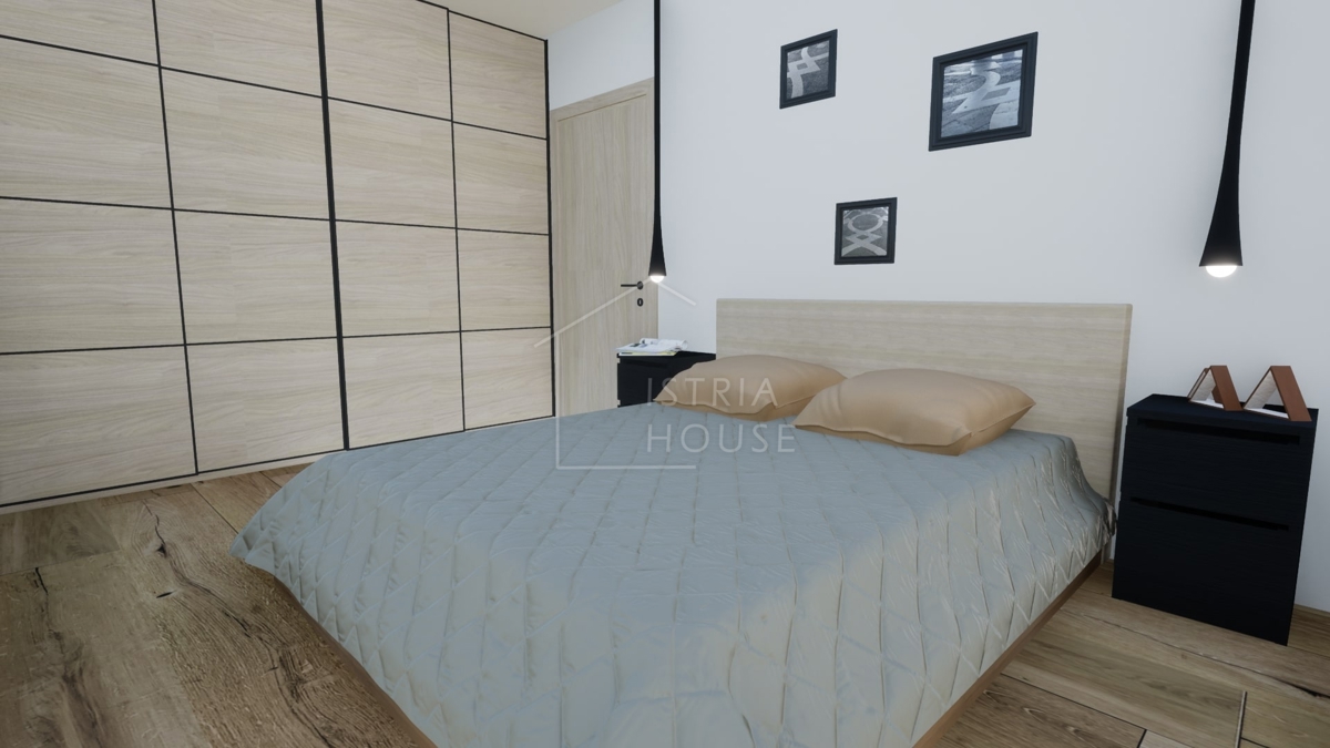 POREČ, dintorni - casa bifamiliare con vista mare!