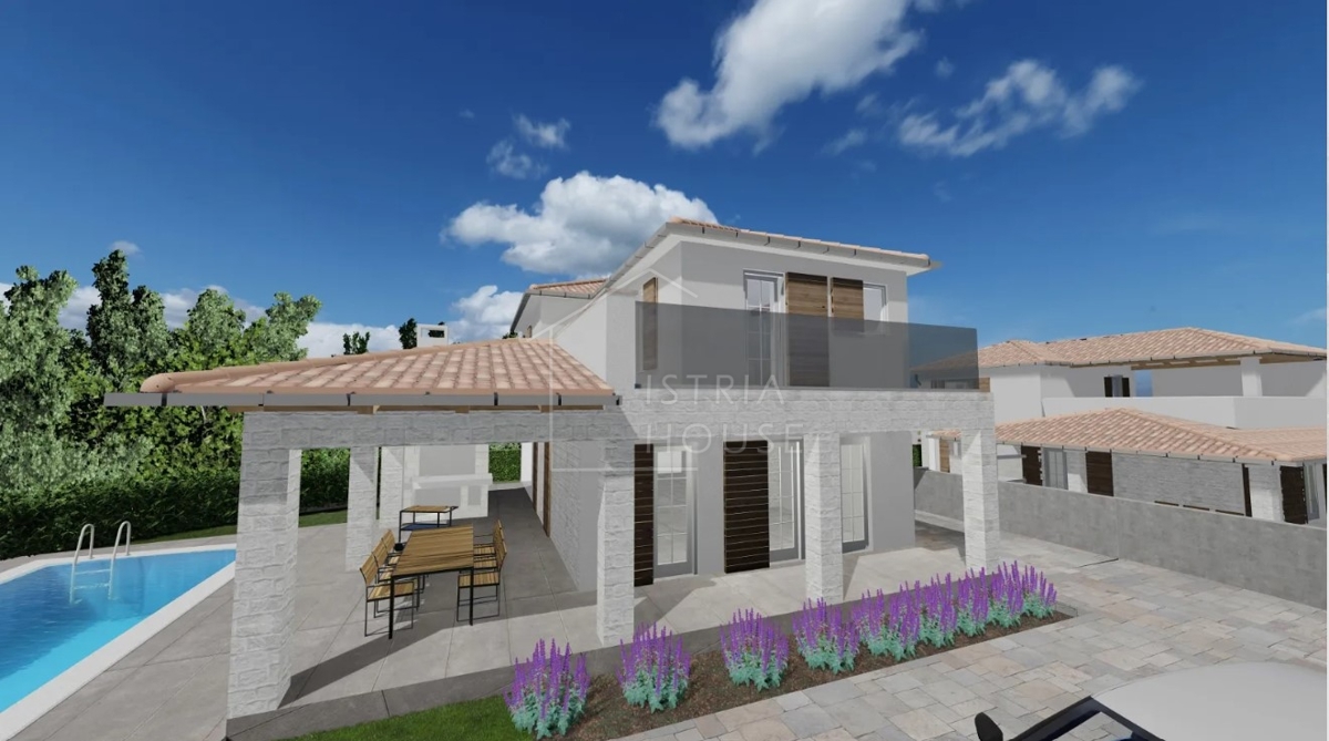 Svetvinčenat, dintorni, casa moderna in costruzione