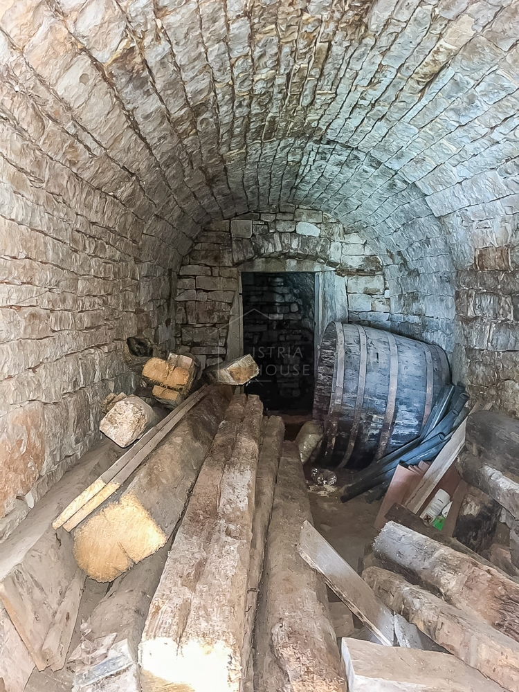 Parenzo, dintorni, casa istriana in fase Rohbau