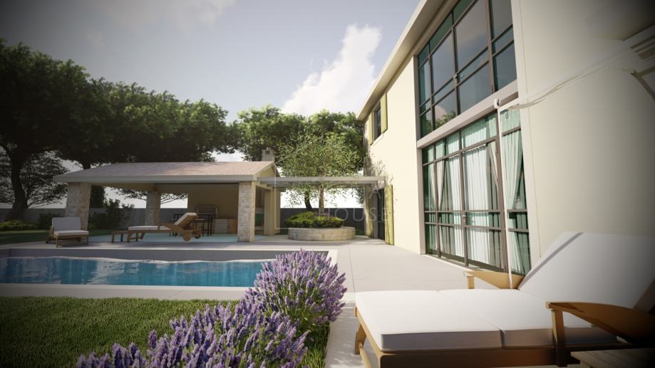 Svetvinčenat, dintorni, villa con piscina in costruzione