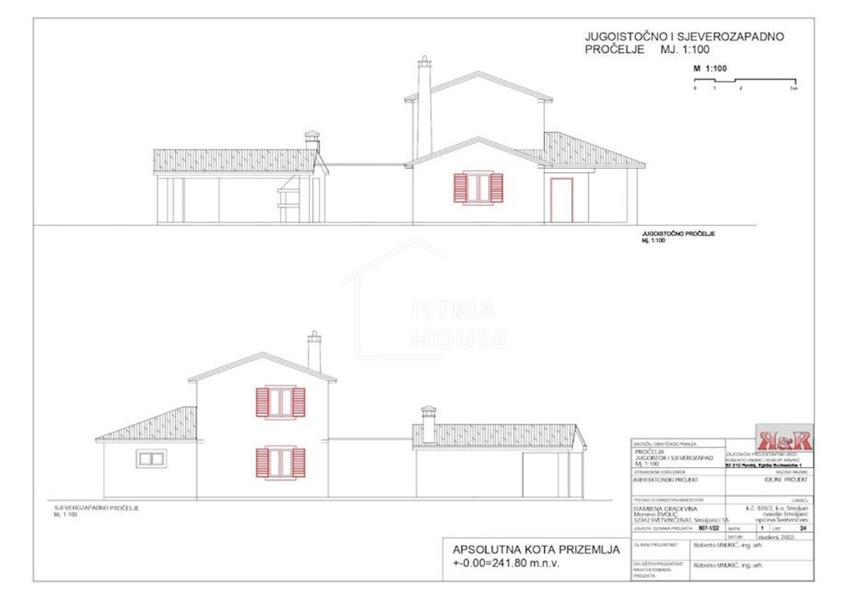 Svetvinčenat, dintorni, villa con piscina in costruzione