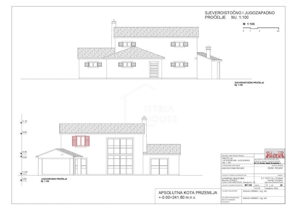 Svetvinčenat, dintorni, villa con piscina in costruzione