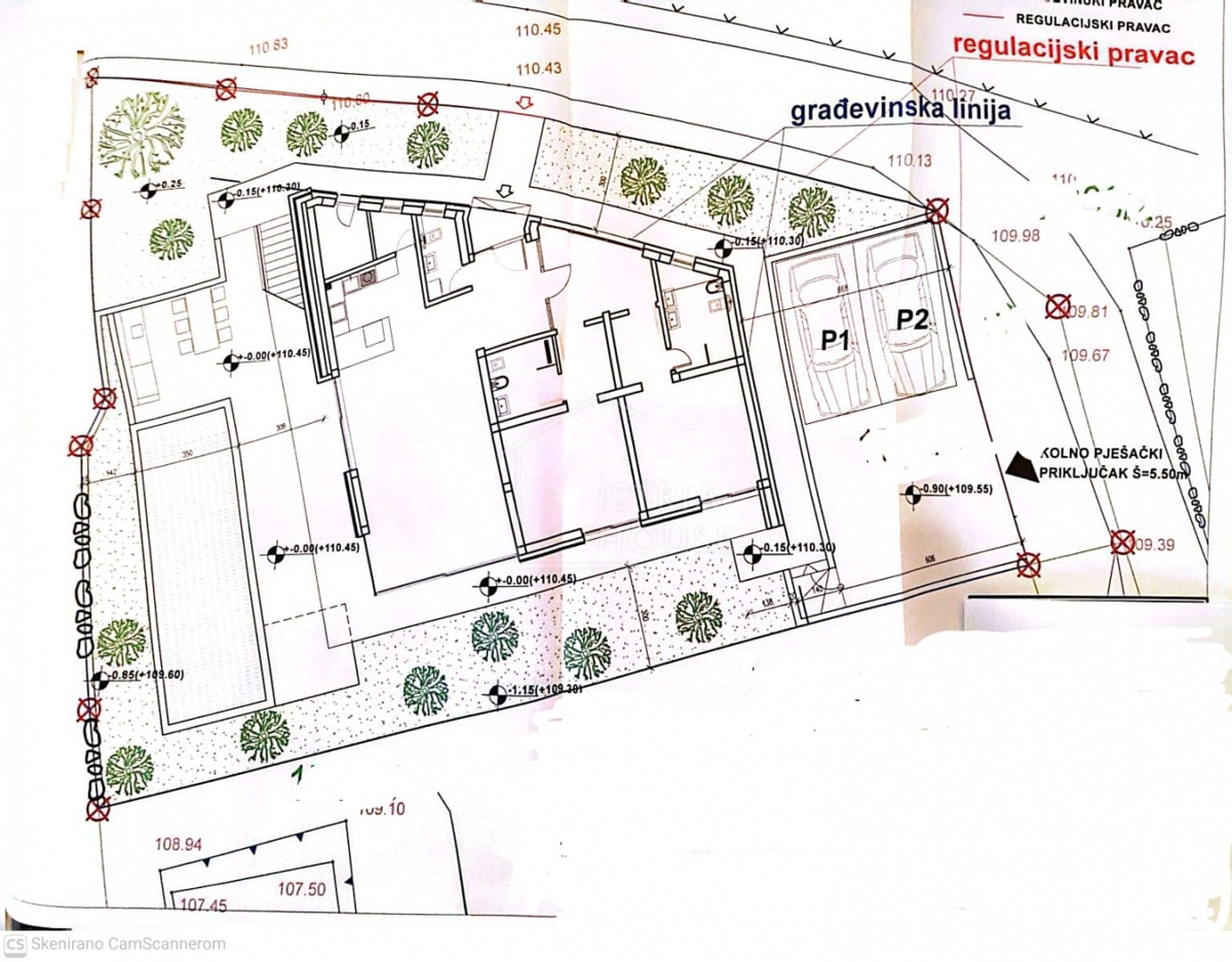 Dignano, casa incompiuta con vista mare