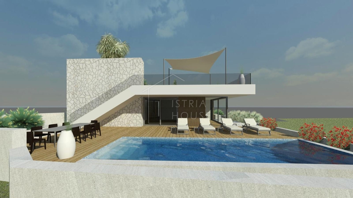 Dignano, casa incompiuta con vista mare