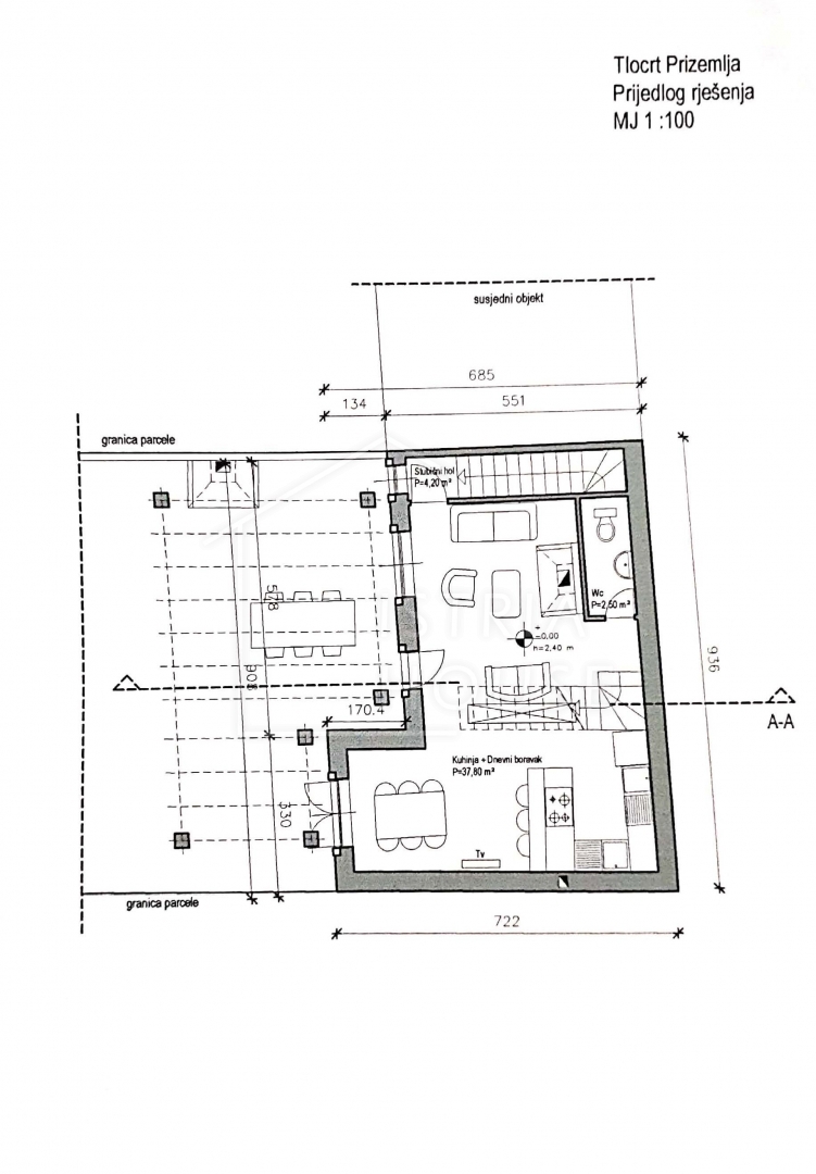 Bale/Valle terreno edificabile con progetto