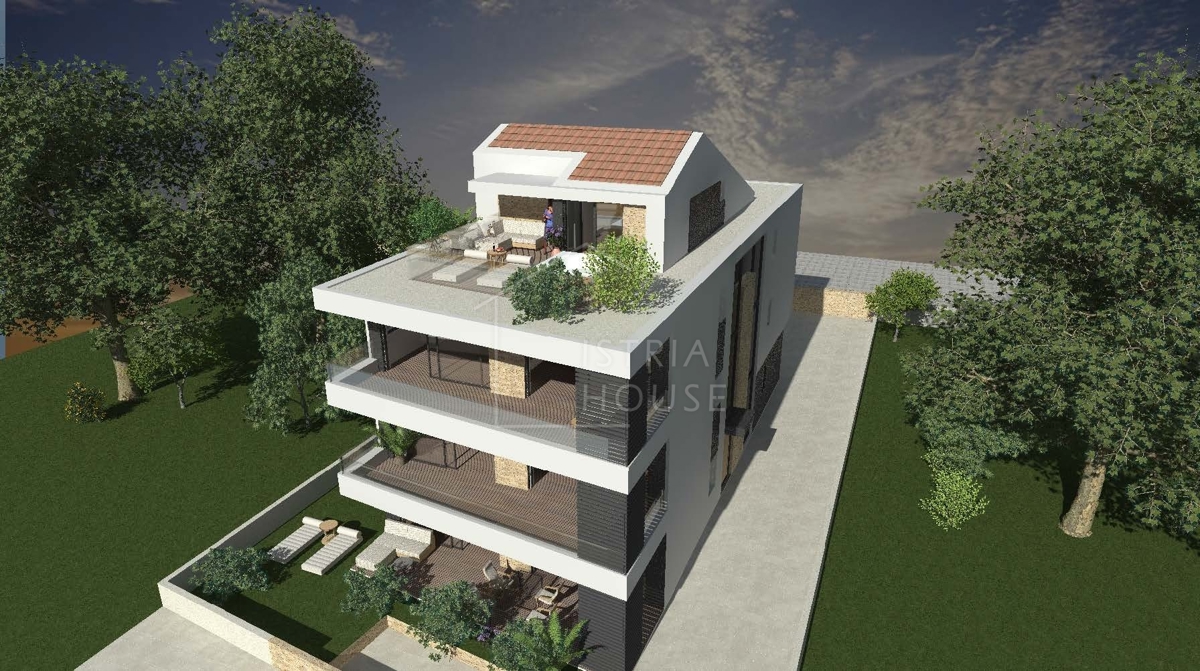 Appartamento di lusso con terrazzo e vista