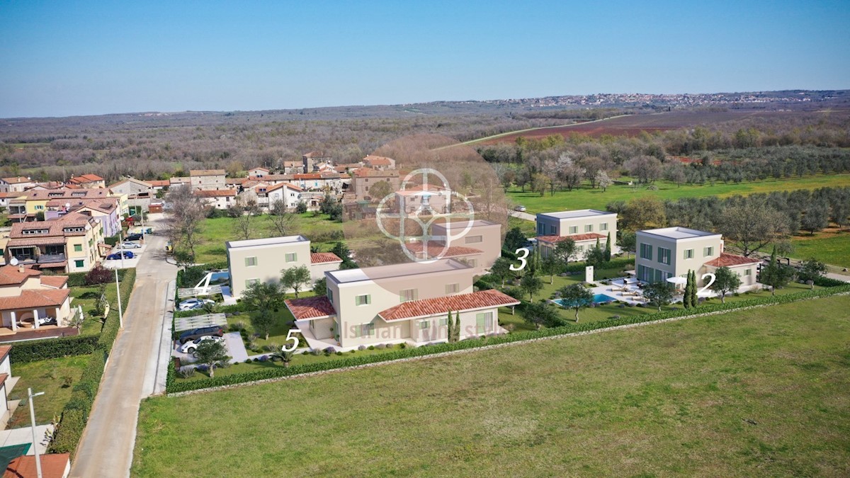 Bellissima villa moderna in costruzione vicino a Parenzo