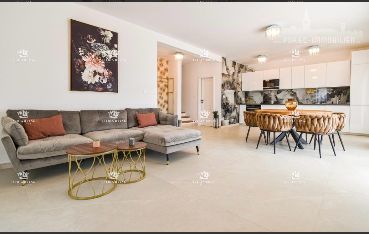 Istra, Poreč, duplex 150m2, vendita, 3 camere da letto + soggiorno, parcheggio, adatto per affitto di ville per vacanze