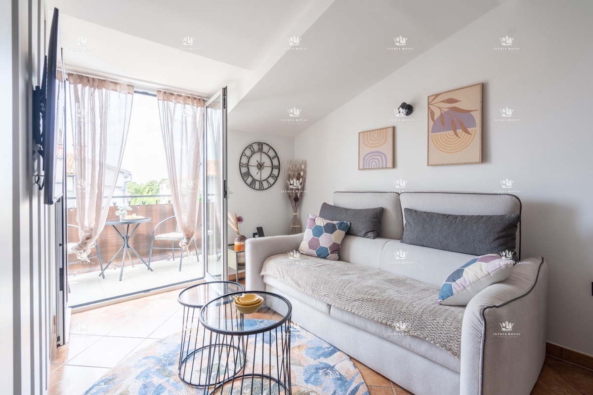 Istra, Rovinj, monolocale 32,45 m², balcone