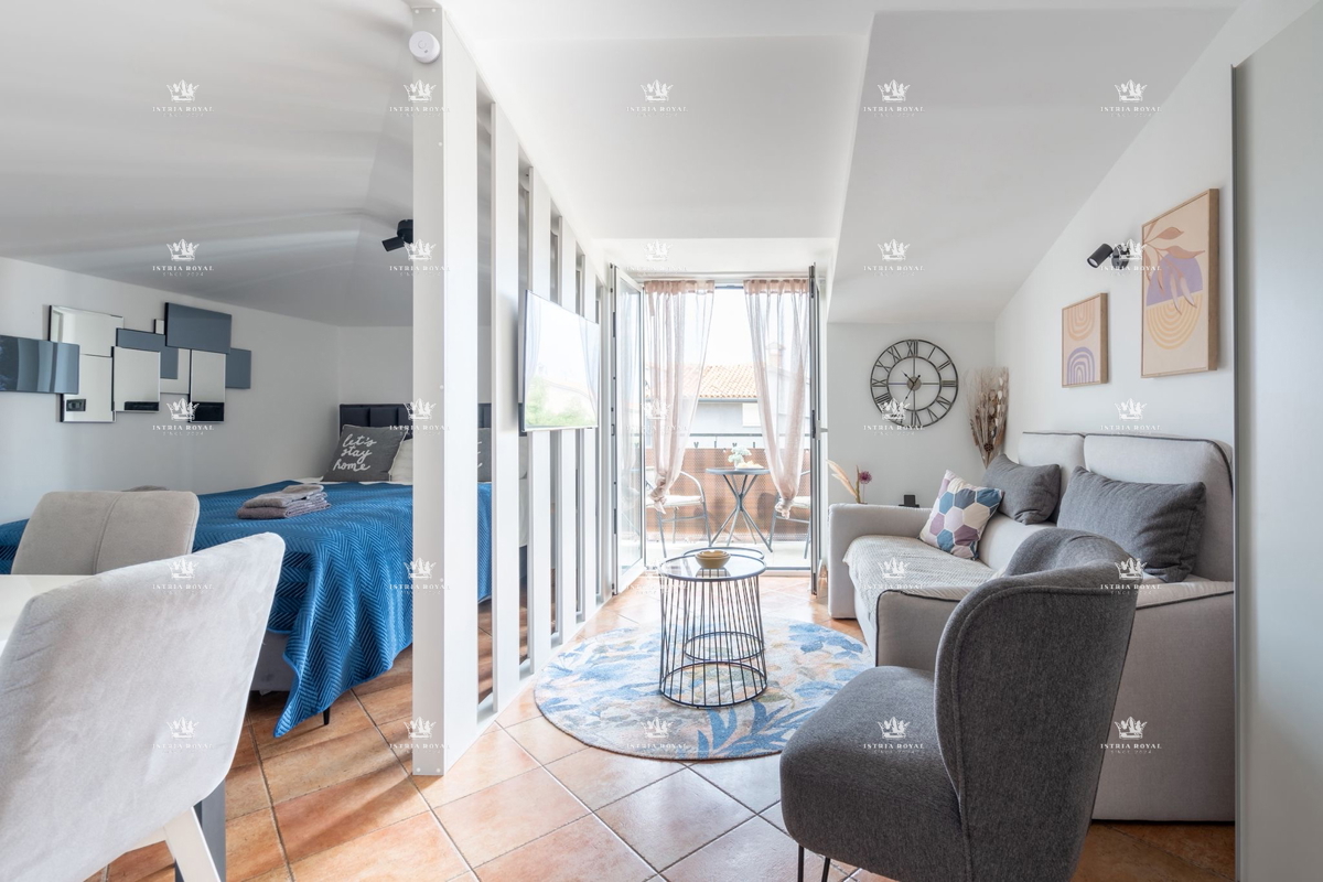 Istra, Rovinj, monolocale 32,45 m², balcone