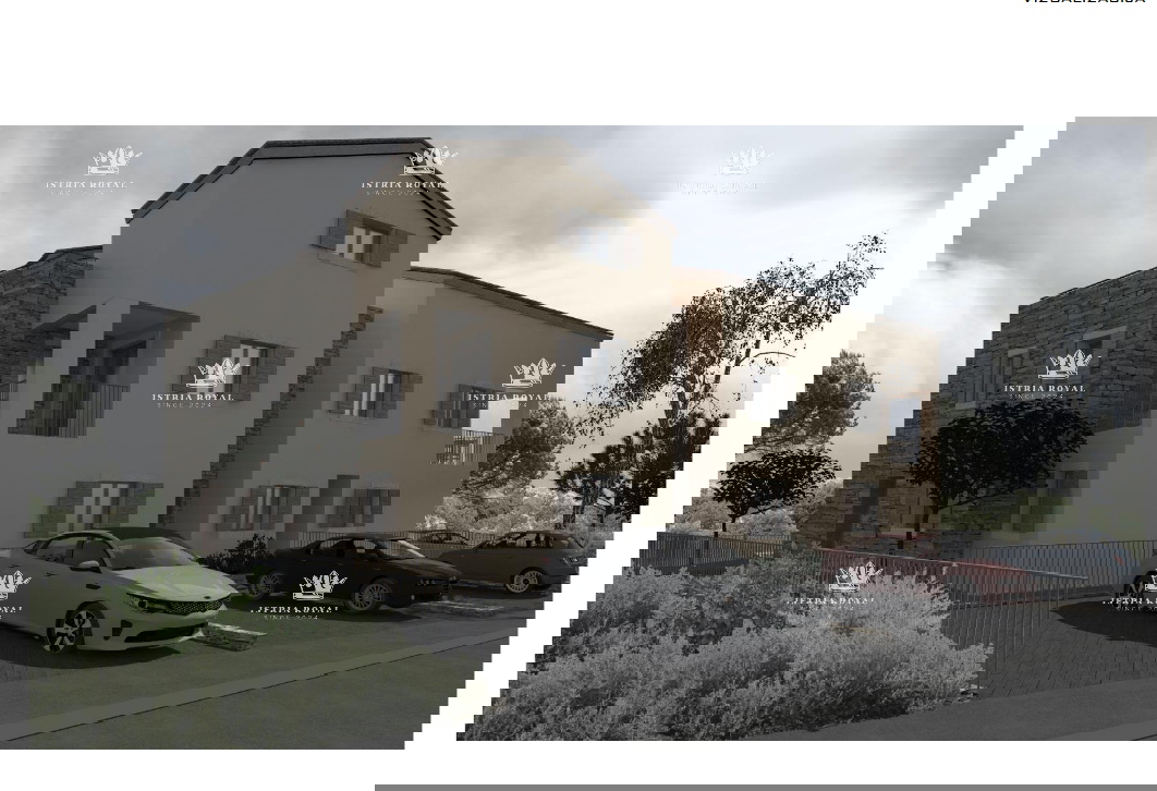 Poreč, Vranići, 4SB+DB, 226,14m2, vendita di una lussuosa villa bifamiliare.