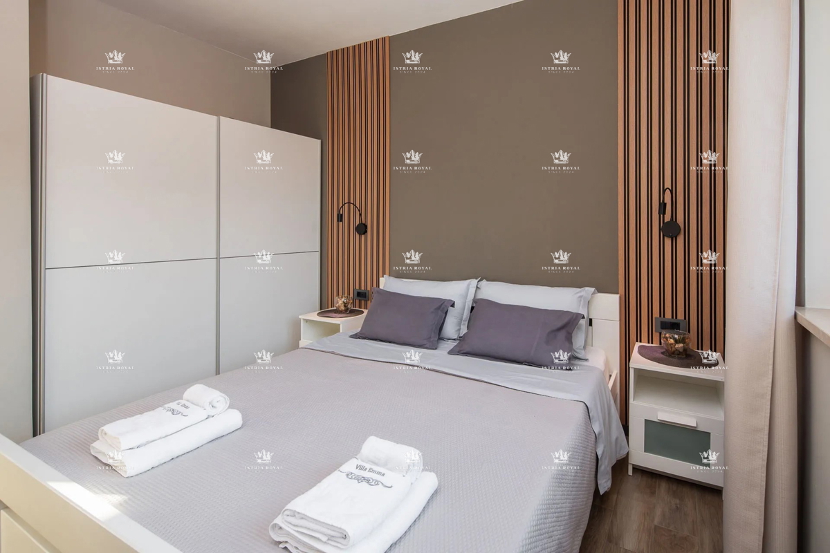 Villa di lusso con vista mare e piscina – Pag, 130 m dalla spiaggia