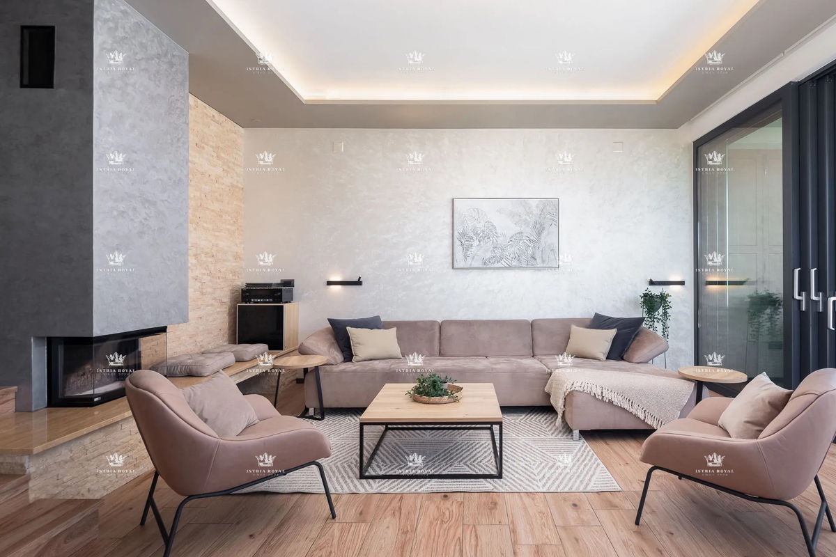 Villa di lusso con vista mare e piscina – Pag, 130 m dalla spiaggia