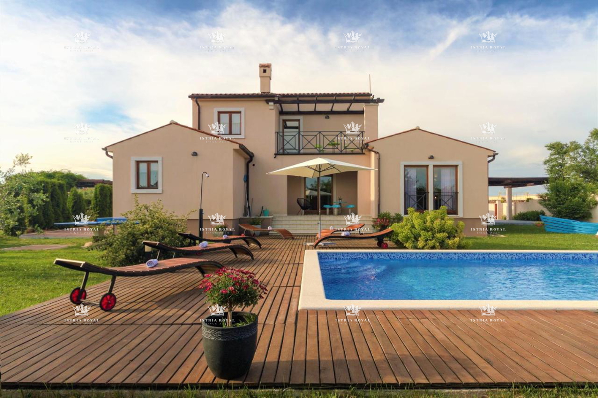 Vendita casa in Istria – Nuova costruzione con piscina a Valtura, 4 camere, a 2 km dal mare!