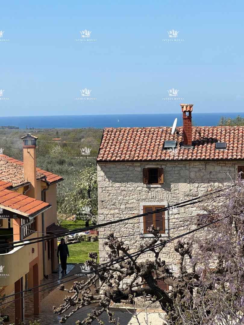 VENDITA ESCLUSIVA, ISTRIA, POREČ – GEDIĆI, CASA IN PIETRA ISTRIANA RISTRUTTURATA IN RIGA, 195m², 3CAM+SOGGIORNO, TERRAZZA 30m², VISTA MARE