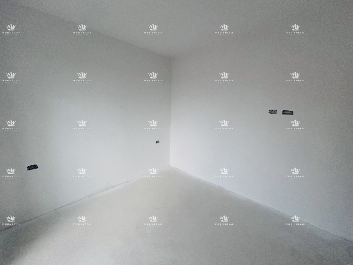 Umag, appartamento 66m2, 2 camere da letto + soggiorno, vista mare aperta, posto auto, terrazza