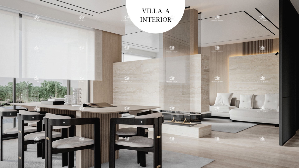 Istria, Umago, vendita di una lussuosa villa in seconda fila dal mare - 100m.