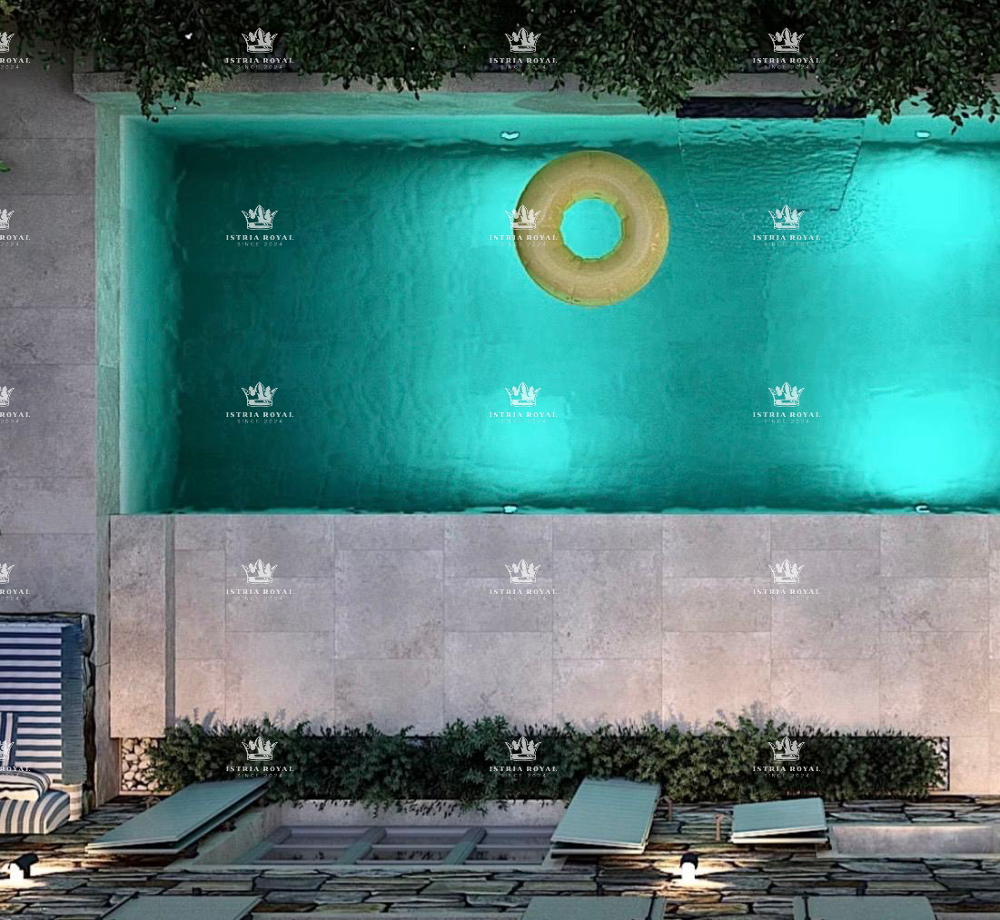 Istra, Kastelir, Rojci, casa antica istriana ristrutturata di 183 m2 con piscina, terreno di 153 m2, vista mare, cantina per vino, sauna