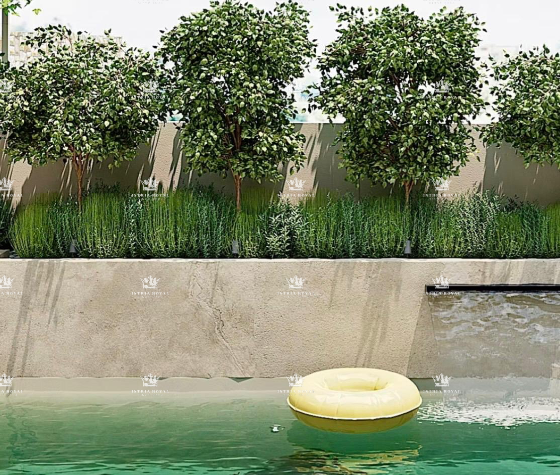 Istra, Kastelir, Rojci, casa antica istriana ristrutturata di 183 m2 con piscina, terreno di 153 m2, vista mare, cantina per vino, sauna