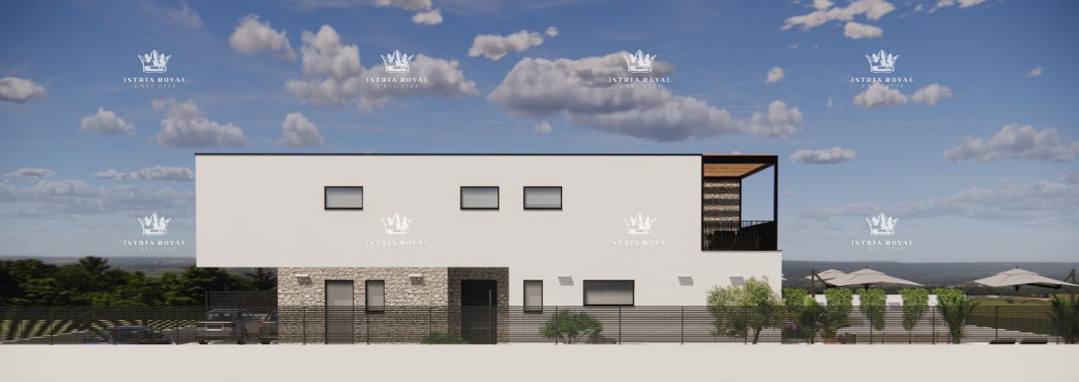 Umag, Valica, duplex di lusso con piscina 143 m2, 3 camere da letto + soggiorno con zona pranzo