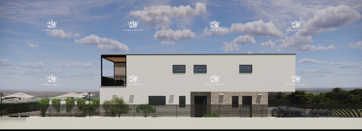 Umag, Valica, duplex di lusso con piscina 143 m2, 3 camere da letto + soggiorno con zona pranzo