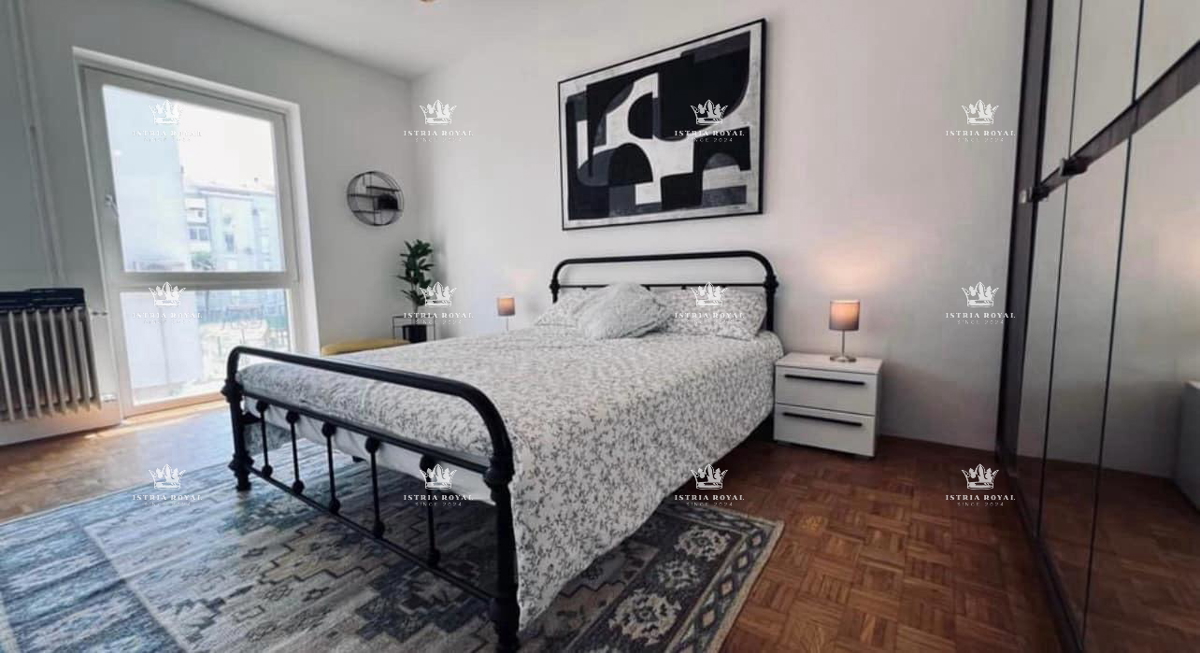 Istria, Umag, appartamento 80m2, 2 camere da letto + soggiorno, due terrazze.