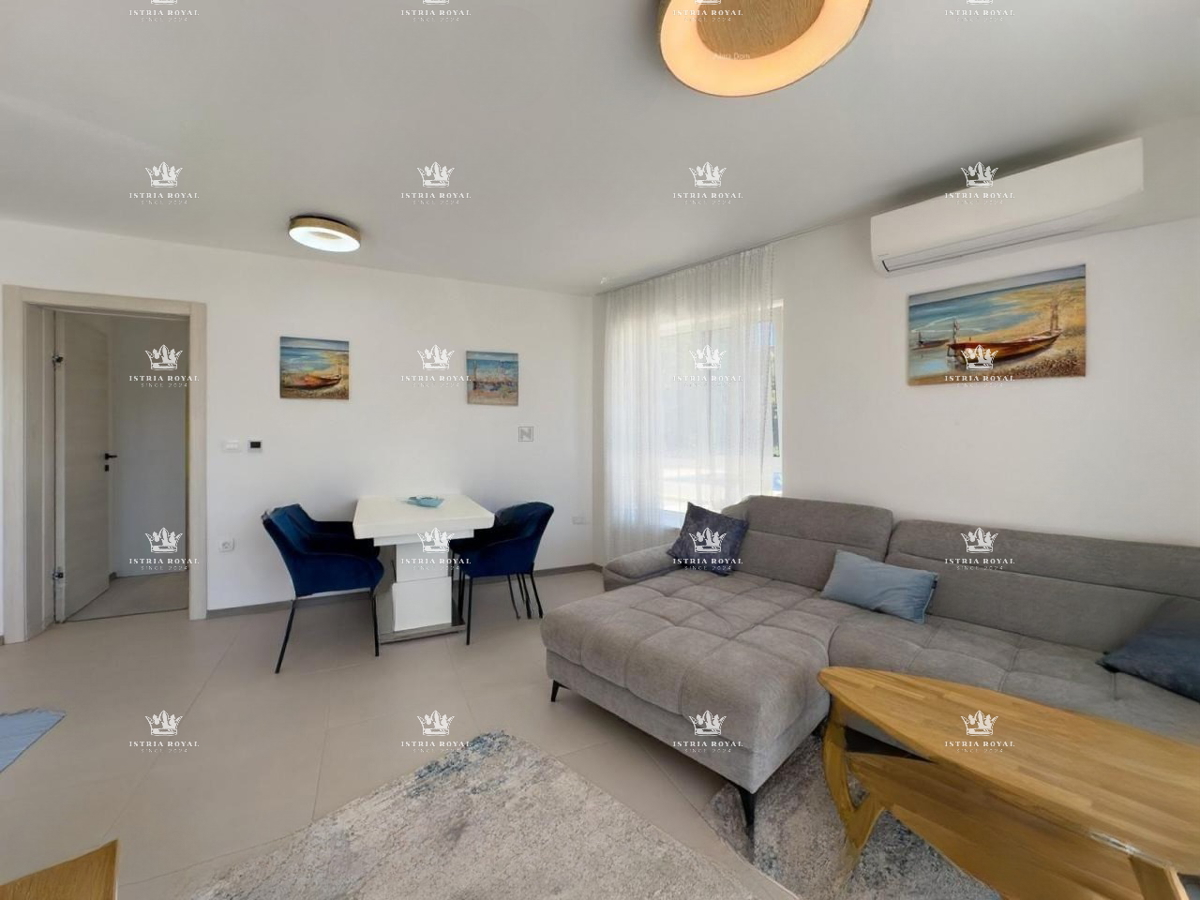 Istria - Pula - VENDITA APPARTAMENTO CON GIARDINO A MEDULIN – 2SS+DB, 55 m² + GRANDE AREA ESTERNA 200 m²