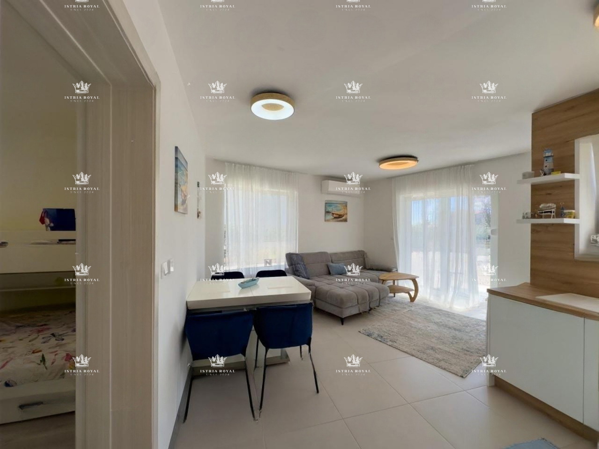 Istria - Pula - VENDITA APPARTAMENTO CON GIARDINO A MEDULIN – 2SS+DB, 55 m² + GRANDE AREA ESTERNA 200 m²